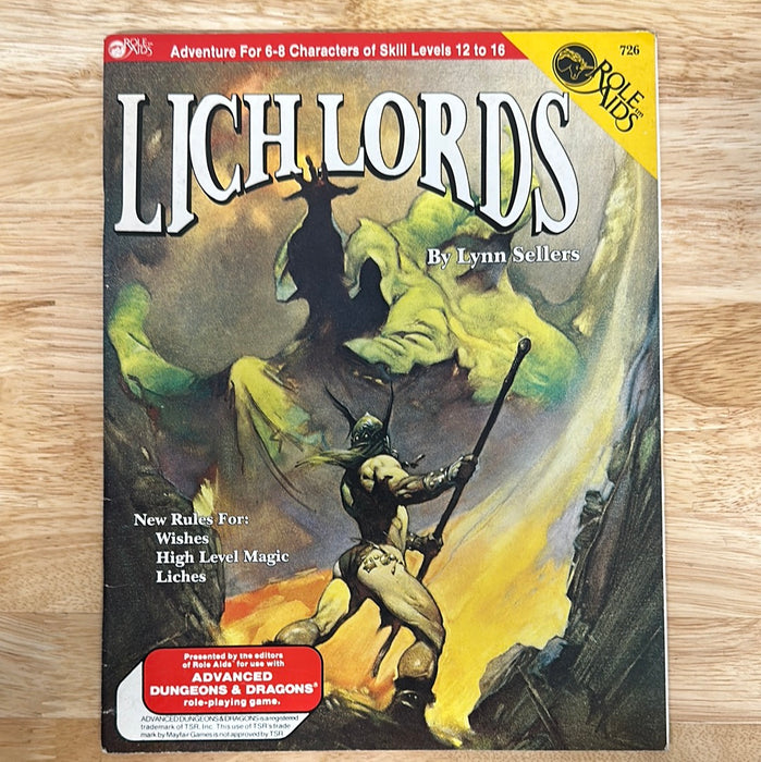 Lich Lords (Role Aids)