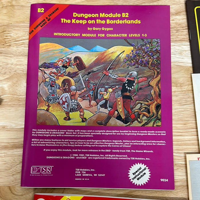 Dungeons and Dragons First Edition Basic Set 11th printing