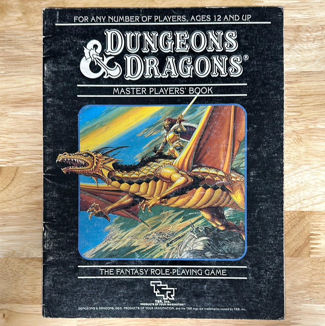 Dungeons and Dragons Master Player’s Book — RPG Market