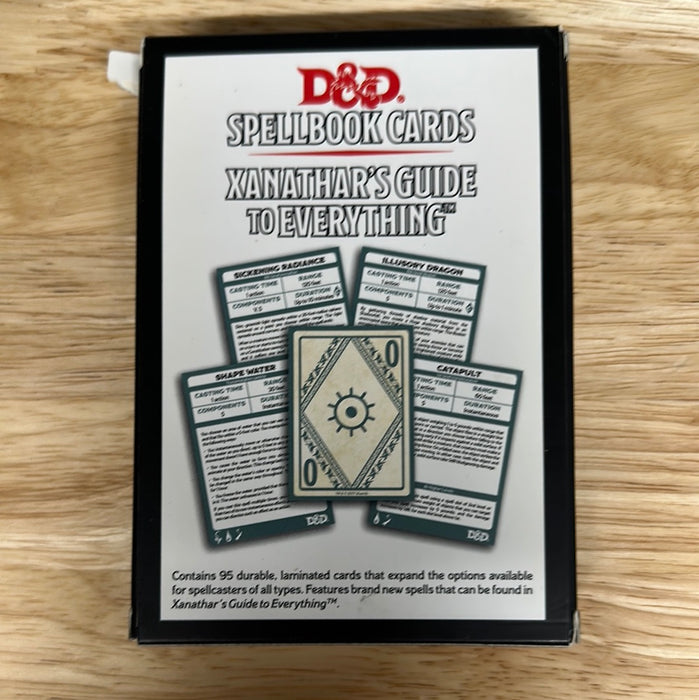 Spellbook Cards Xanathar’s Guide to Everything