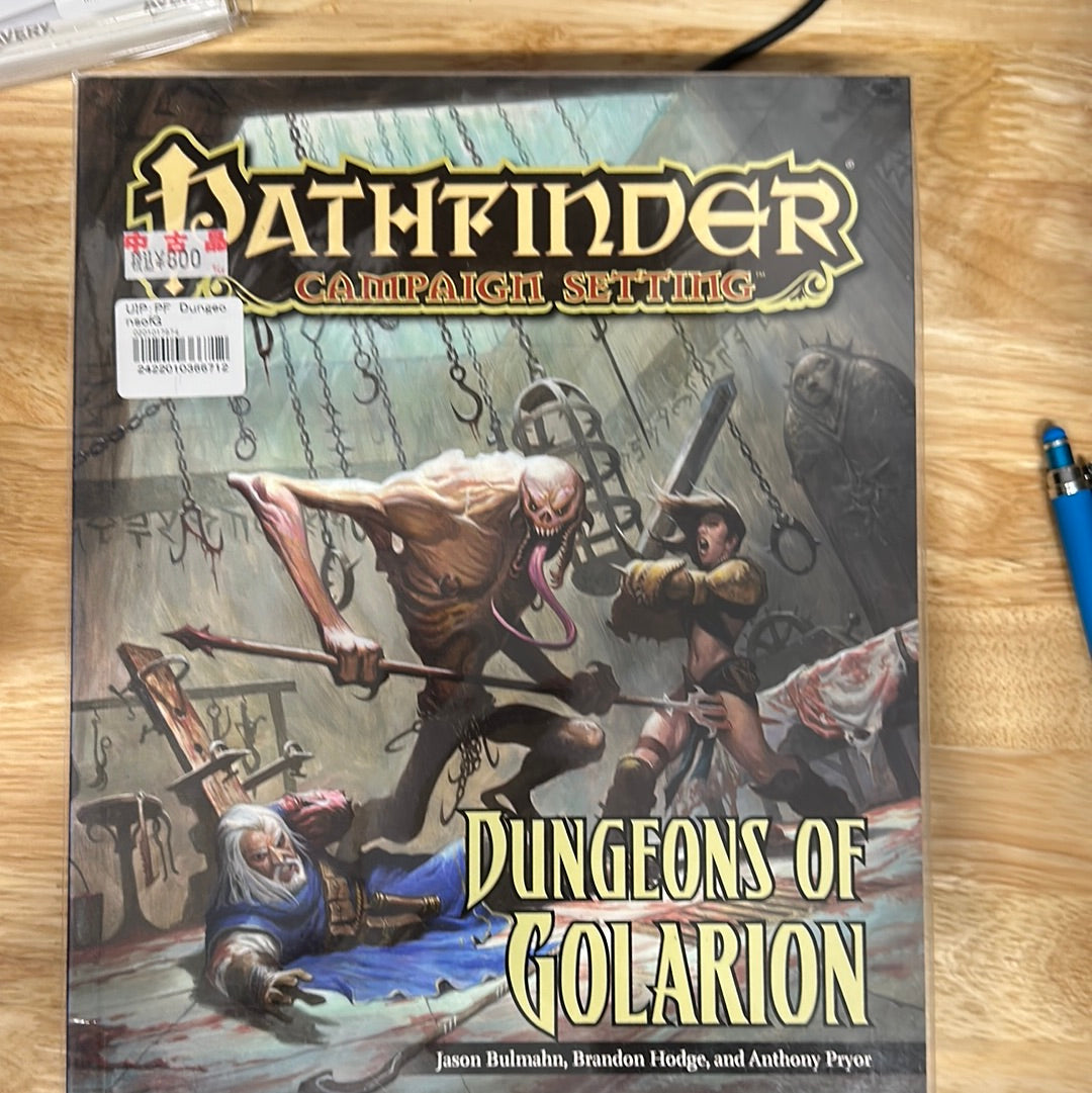 Pathfinder Campaign Setting: Dungeons Of Golarion — Rpg Market