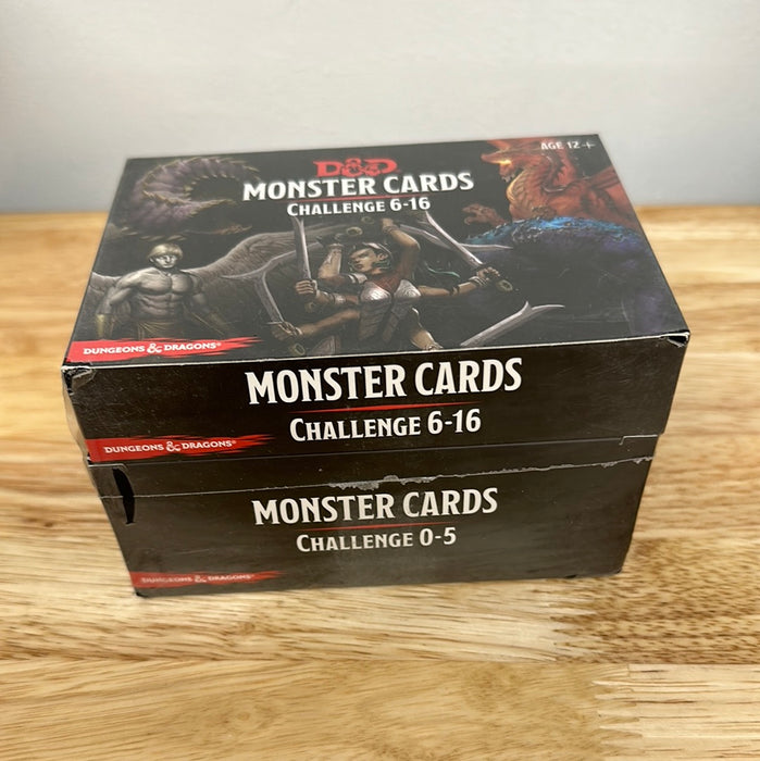 Monster Cards Challenge 0-16