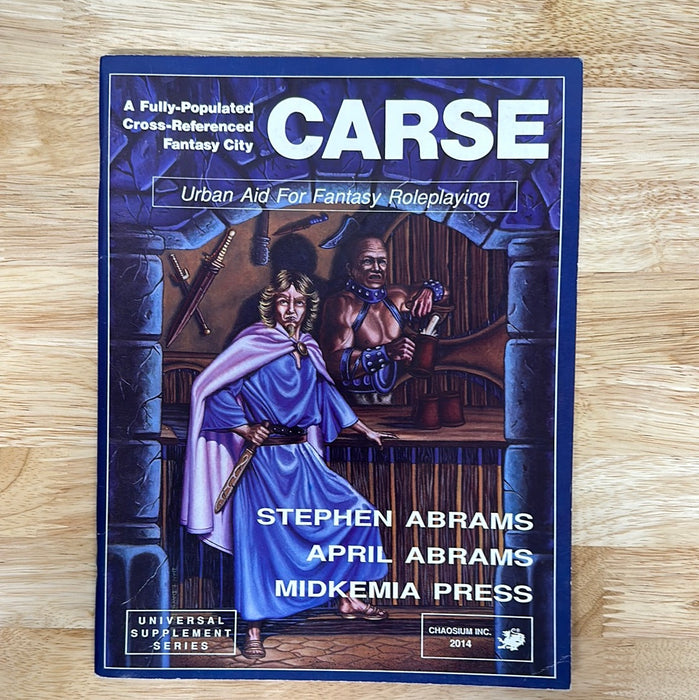 CARSE Urban Aid for Fantasy Roleplaying