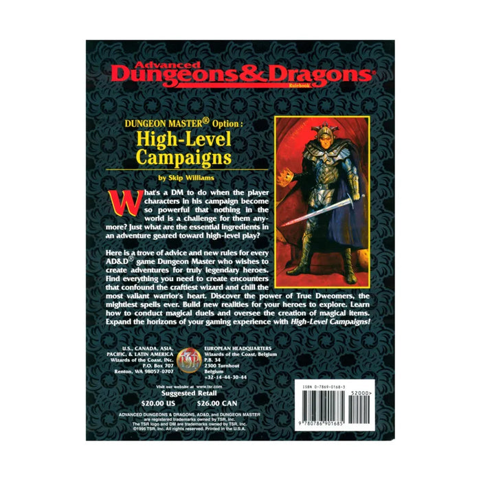 DM Option: High Level Campaigns (1st print)