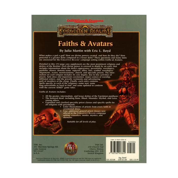 Forgotten Realms - Faiths & Avatars