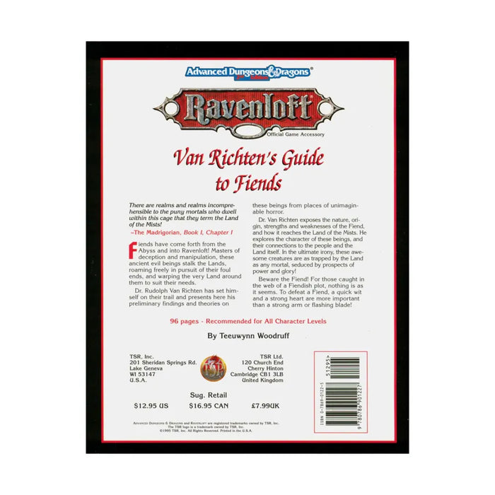 Ravenloft - Van Richten’s Guide to Fiends
