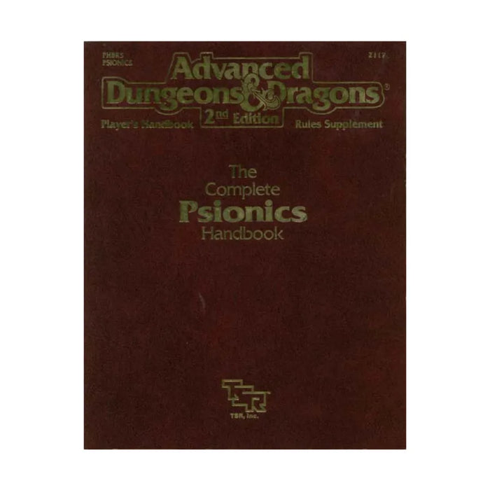 The Complete Psionics Handbook (1st print)